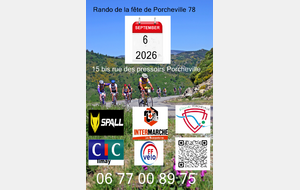 La rando de la fête de Porcheville 2026
